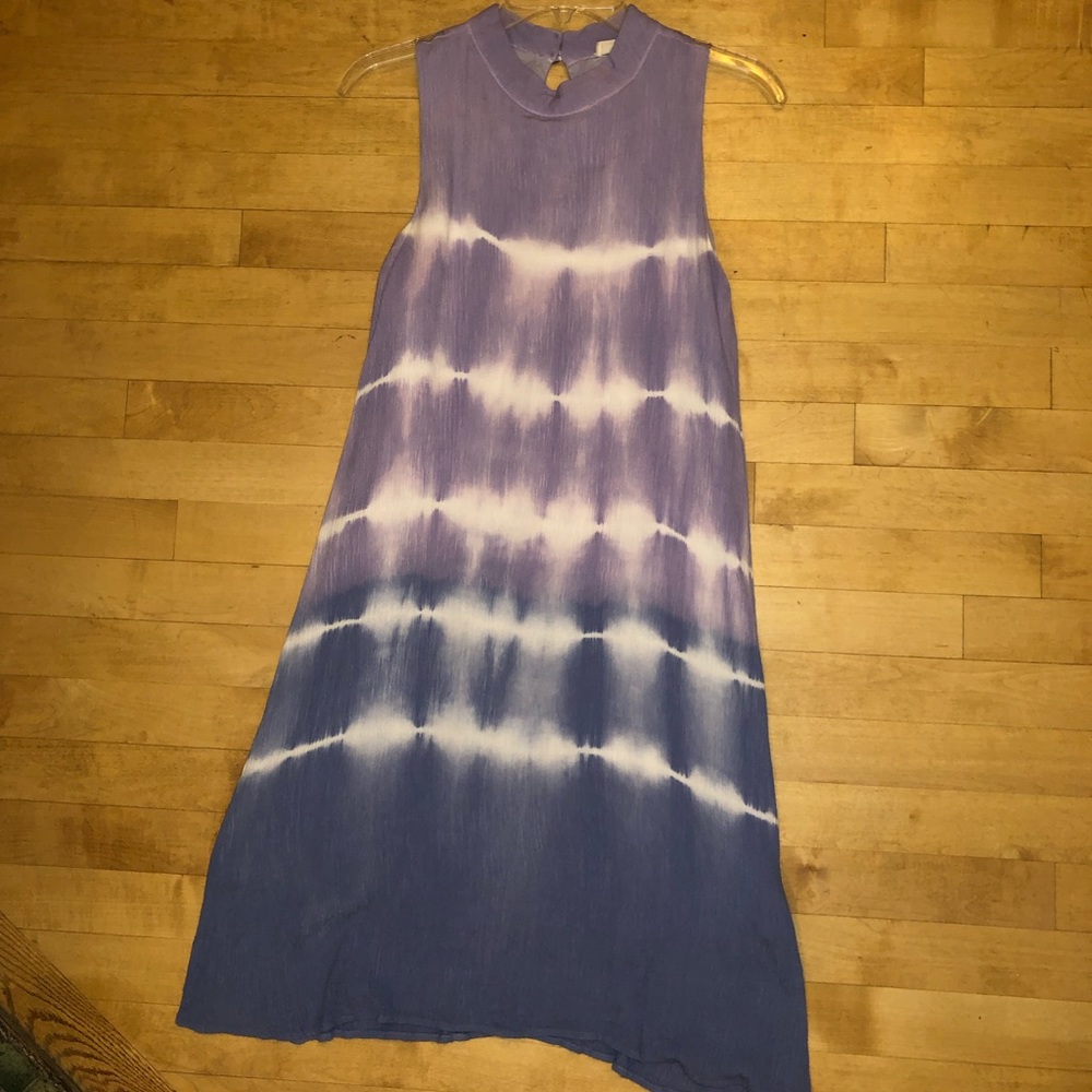 Altar’d State Purple Tiedye Ombré TunicShift Dress